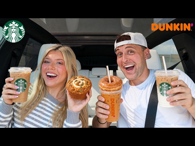 Thumbnail for TRYING NEW FALL MENU ITEMS AT FAST FOOD RESTAURANTS!! *SO GOOD*