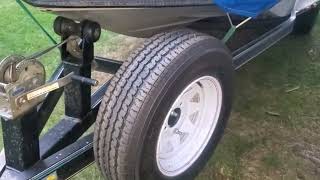 Review of Haul Master spare tire mount. A great value from Harbor Freight
