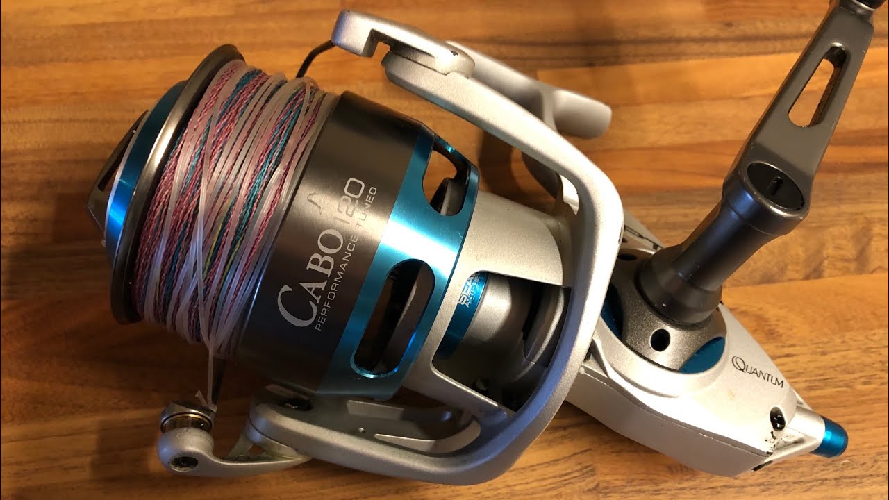 Quantum Cabo 120 Rod and Reel unboxing and set up - Loading my new reel  with braid 