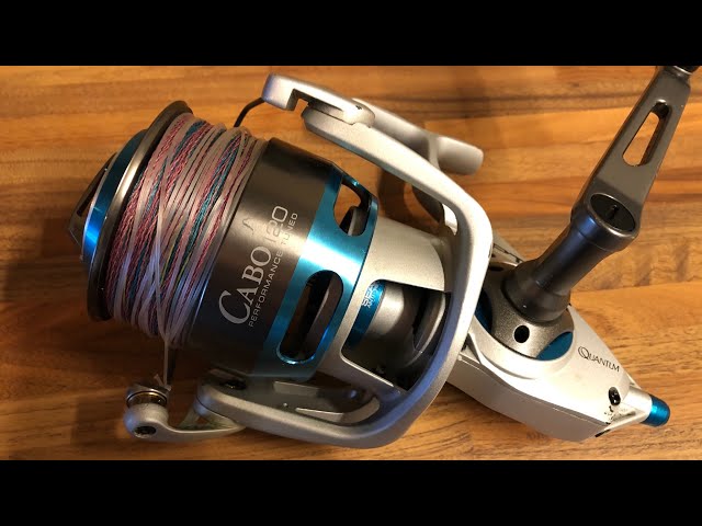 Quantum Cabo 120 Rod and Reel unboxing and set up - Loading my new reel  with braid 