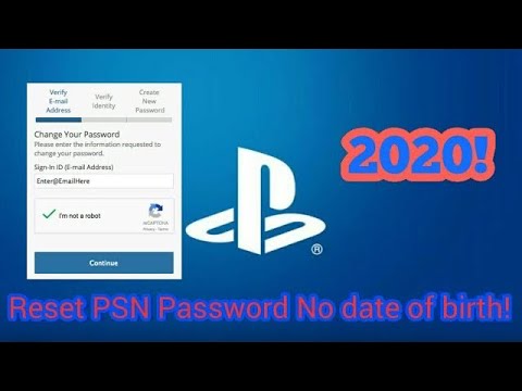 Tutorial - How to Change PSN Password Without Date of Birth