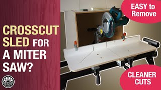 A Crosscut Sled for Your Miter Saw // Woodworking