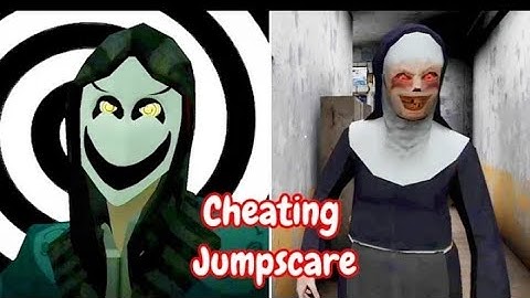 The Nun Cheating Jumpscare Vs Smiling X Corp 2 Cheating Jumpscare