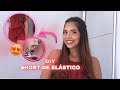 Diy  short de elstico fcil e sem molde conjunto com a blusa