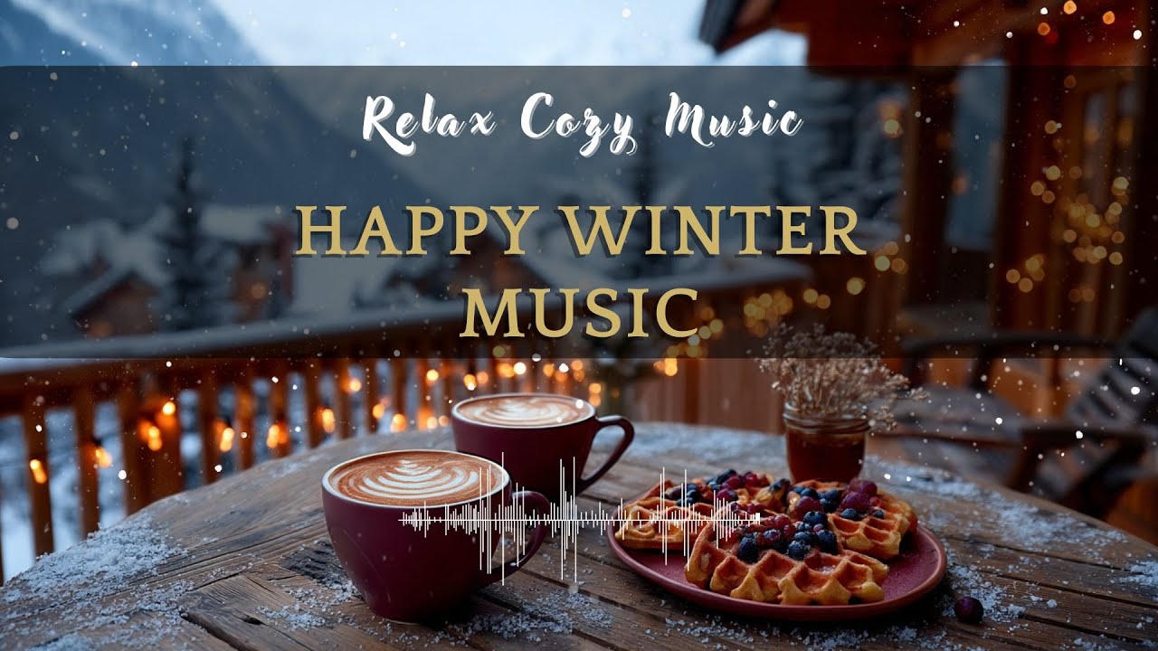 [Happy Winter Jazz] ☕❄️ Slow Coffee Piano & Soft Bossa Nova Instrumental for Work & Relax