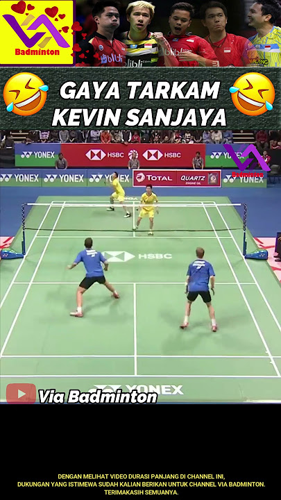 SI TENGIL Dengan Gaya TARKAM Kevin Sanjaya #badminton