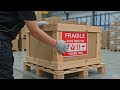 Fragile or Handle with care Labels