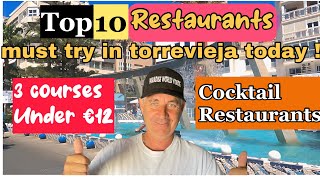 torrevieja spain/bars and Restaurants In Torrevieja, Spain On The Costa Blanca 🇪🇸