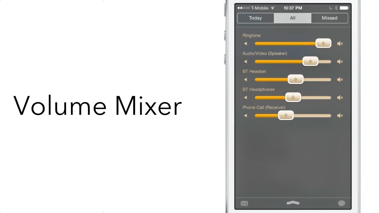 Volume Mixer YouTube