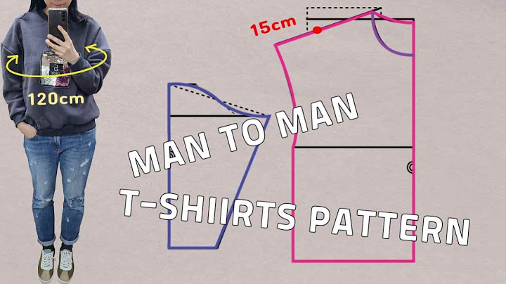 맨투맨티셔츠패턴ㅣman to man t-shirts pattern