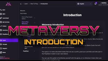 How To Play METAVERSY |INTRODUCTION