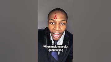 Thumbnail of When making a skit goes wrong| #shorts