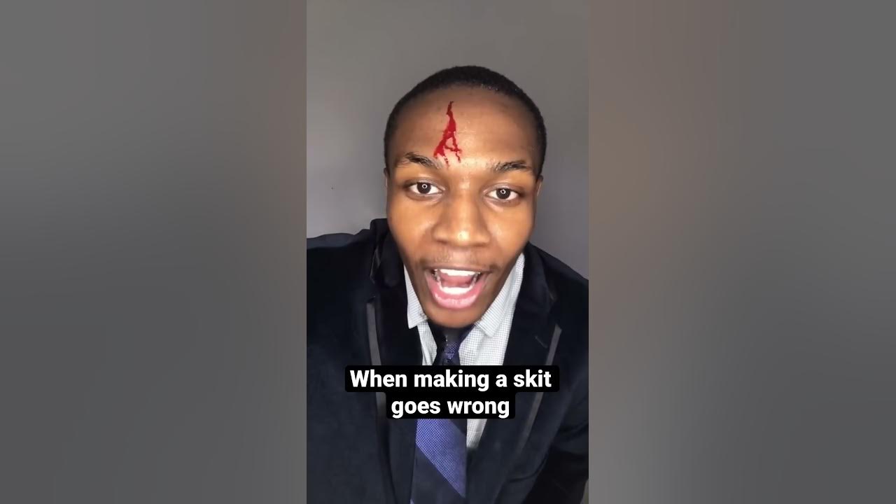 When making a skit goes wrong| #shorts When making a skit goes wrong| #shorts