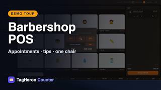 Barbershop POS Tour: Appointment Book, Tips & a One-Chair Setup — TagHeron Counter
