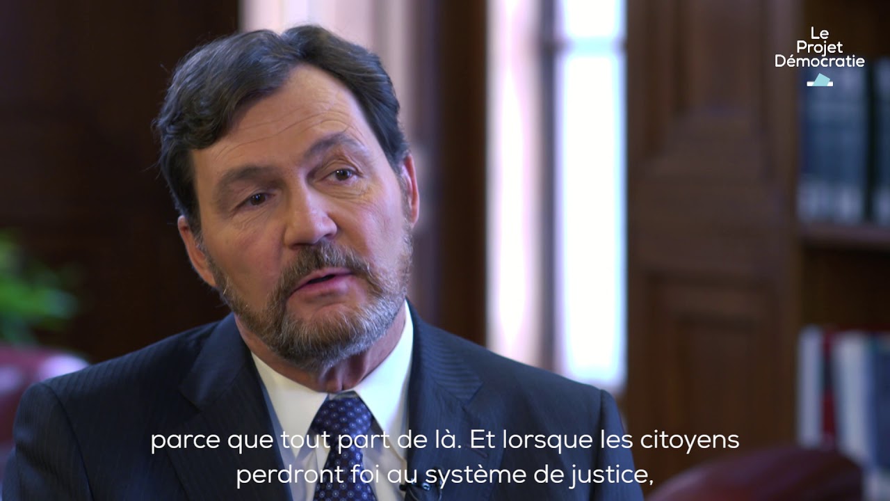 Juge en chef Richard Wagner - La démocratie et la justice