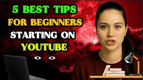 The Best 5 Tips for Beginners Starting on YouTube | Tutorial Masterclass youtube content | youtuber