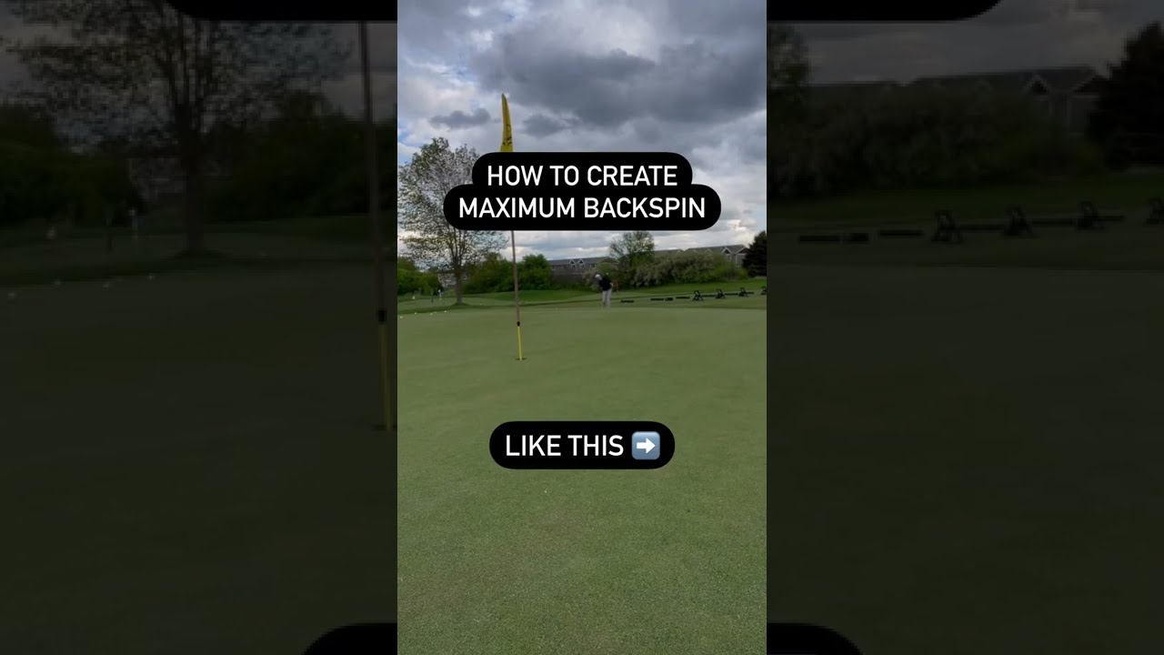 How To Create MAXIMUM BACKSPIN On Chip Shots 🤯 Golf Swing Tips 
