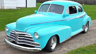 1948 Chevrolet Stylemaster Hot Rod 231ci Turbo V6 Walk-around Video 1948 Chevrolet Stylemaster Hot Rod 231ci Turbo V6 Walk-around Video