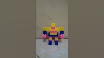 Robot #buildingblocks #satisfying #diy #shorts #toys