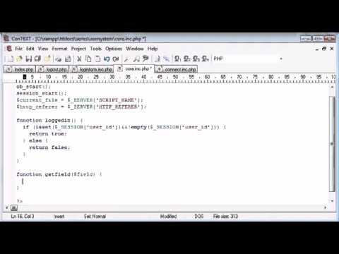 Beginner PHP Tutorial   141   Getting User Data Part 1