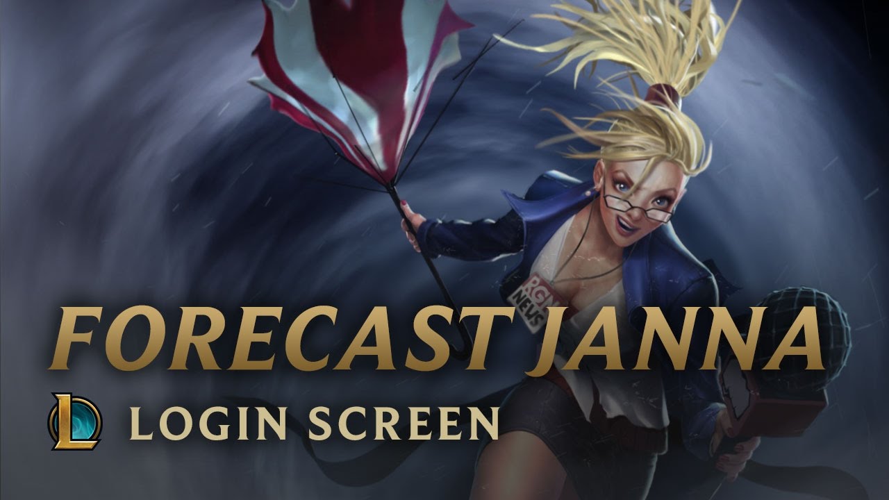 Forecast Janna | Login Screen - League of Legends - YouTube