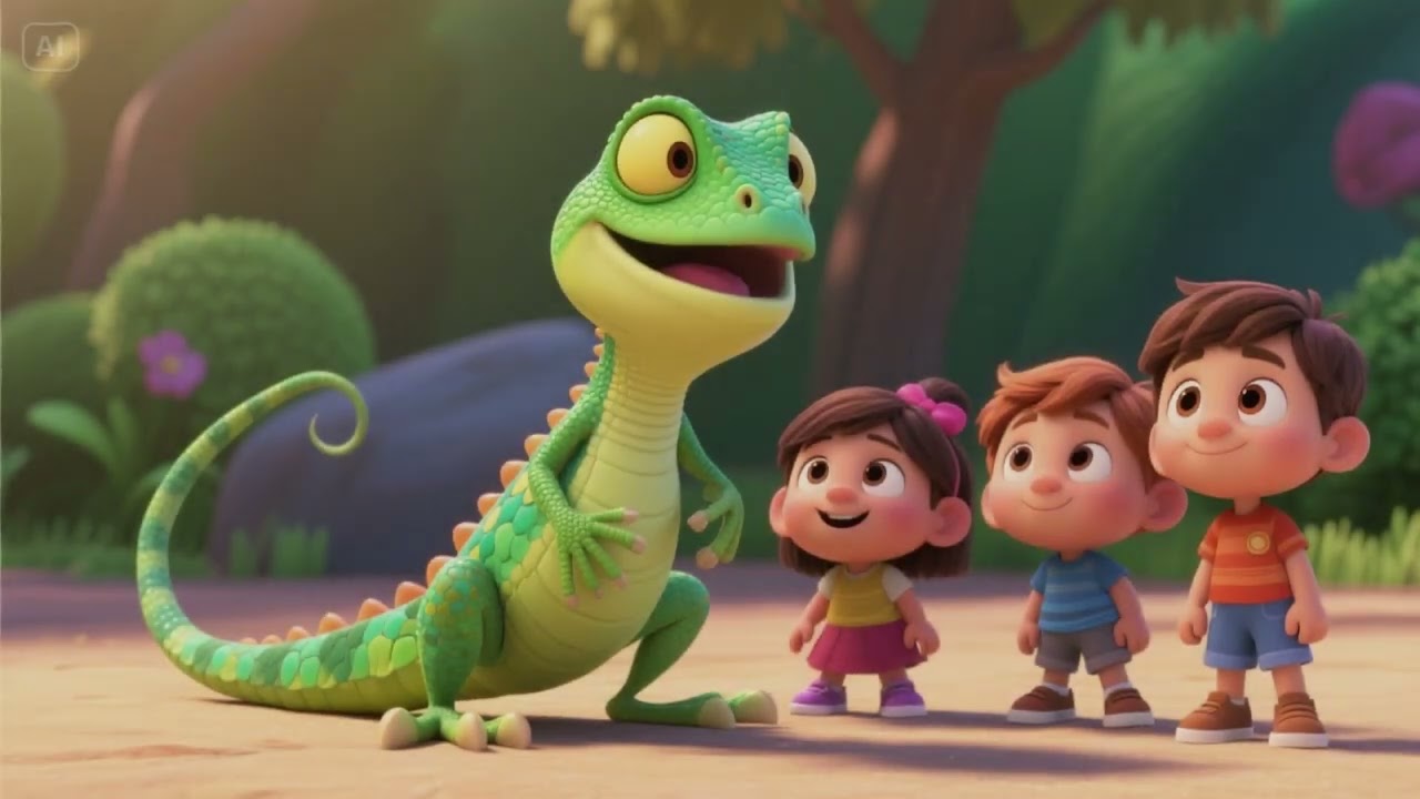 🦎🎶 Frolic Lizard – Dance, Jump & Play with the Kids!