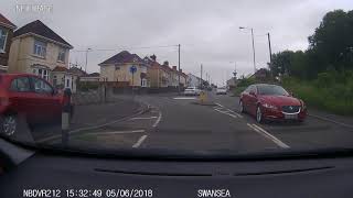 BMW continental approach! BAD DRIVING SWANSEA UK