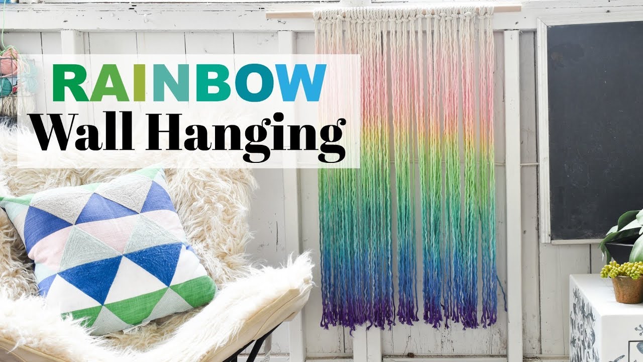 Rainbow Wall Hanging YouTube