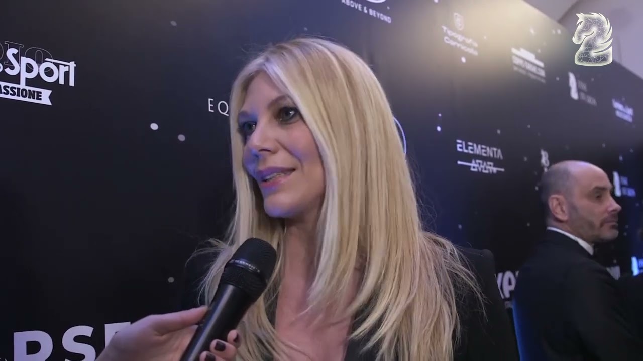 La conduttrice RAI Eleonora Daniele | FISE Awards 2022