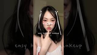 EASY halloween makeup (part 1): stitched doll look💗 #halloweenmakeuptutorial #makeuptutorial #nyc
