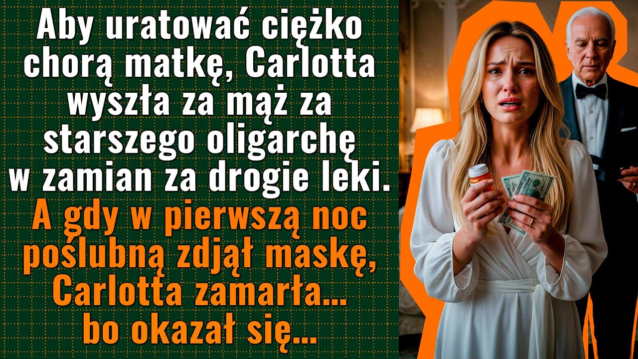 W pierwszą noc poślubną oligarcha zdjął maskę… Carlotta zamarła, gdy zobaczyła, kto stoi przed nią…