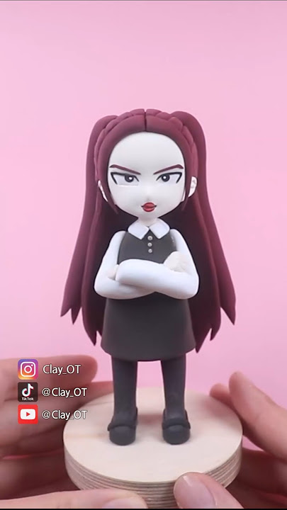 Kpop Demon Hunters Baby Mira made from Clay...and dancing! #KpopDemonHunters #Huntrix #Golden