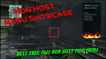 [1.24/MW3]Snow Engine Non Host Mod Menu(Aimbot , redbox , UAV ,  ECT ECT)