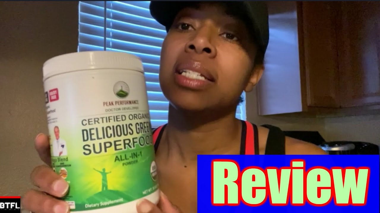 Best SuperFood Powder? Delicious Green SuperFood By Peak Performance