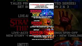 3 Stranger Things Spin-Offs Confirmed 😱 #strangerthings #netflix #shorts #eleven