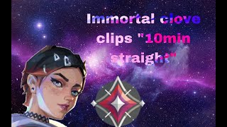 Immortal clove clips for 10 min straight