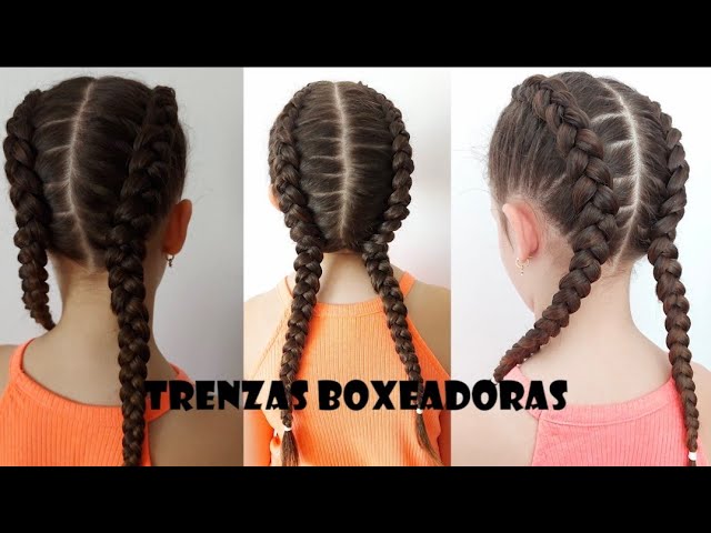 TRENZAS BOXEADORA  como hacer unas MAGNÍFICAS trenzas boxeadora PASO A  PASO  lidiaruless  YouTube