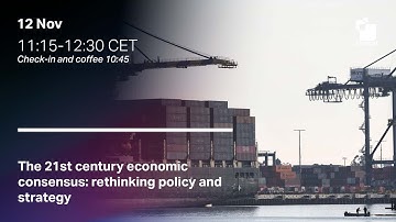 The 21st century economic consensus: rethinking policy and strategy