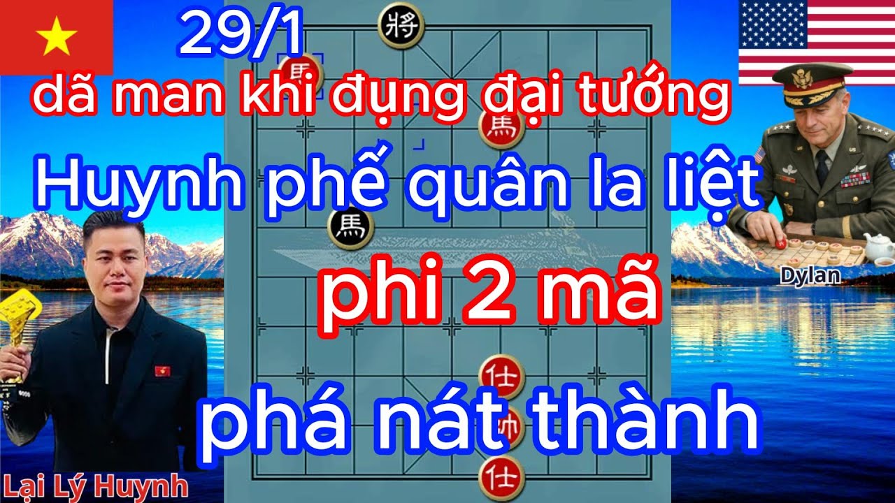 dã man khi đụng đại tướng , Huynh phế quân la liệt ,phi 2 mã phá nát thành