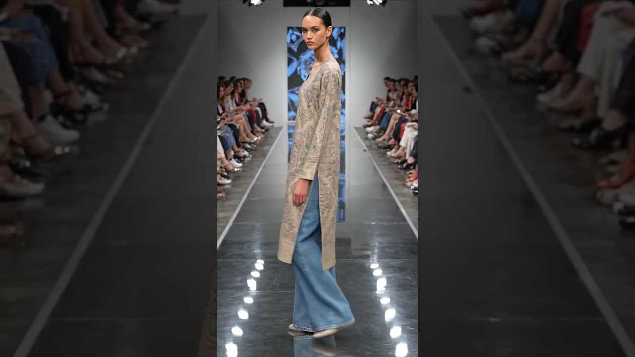 Pashmina wool ful embroidered beige color Kurta price 4999 for order contact WhatsApp 03086662609