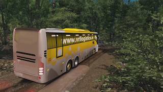 VRL Volvo bus driver goes thru wild forest risking passengers life | Euro Truck Simulator 2 screenshot 2