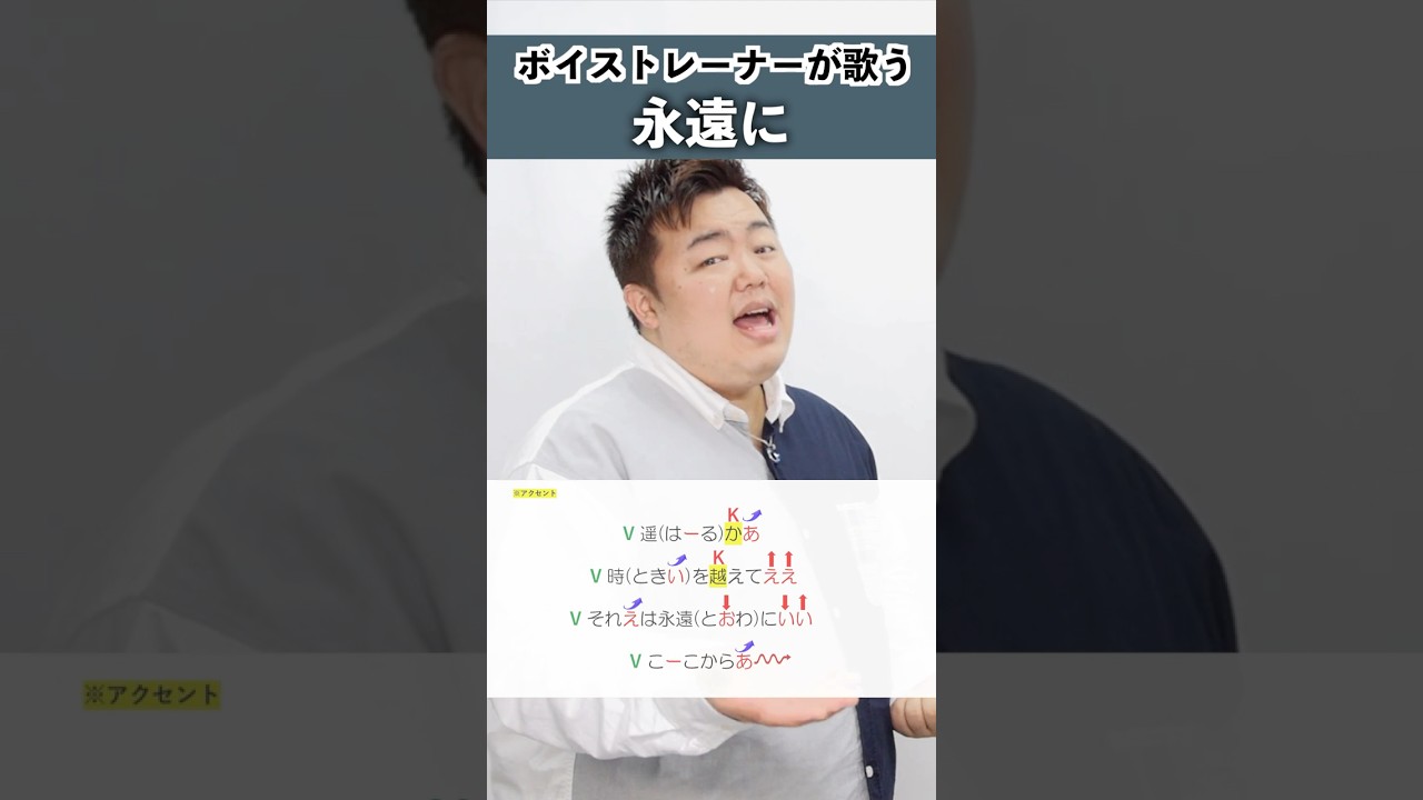 【ボイストレーナーが歌う】永遠に / ゴスペラーズ 【シアーミュージック品川校 遠藤祐介】#shorts