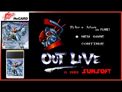 PCエンジン★アウトライブ★OUT LIVE OUT LIVE』1989年／PCエンジン - レトロゲームの説明書保管庫