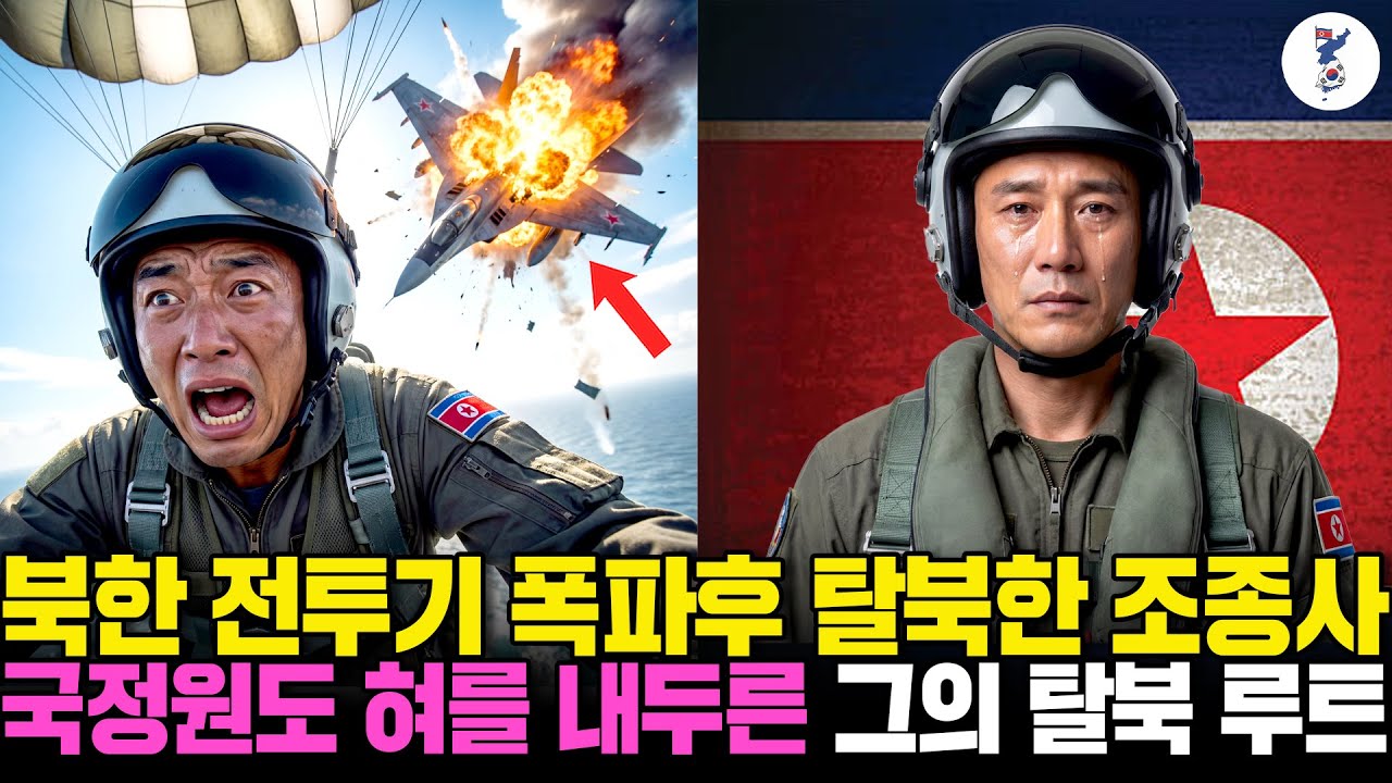 북한 전투기 폭파후 탈북한 조종사, 국정원도 혀를 내두른 그의 탈북루트ㅣ탈북감동사연