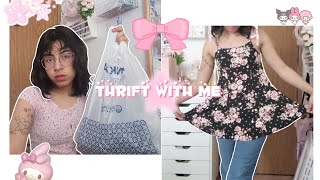 Thrift with me + styled try on haul
