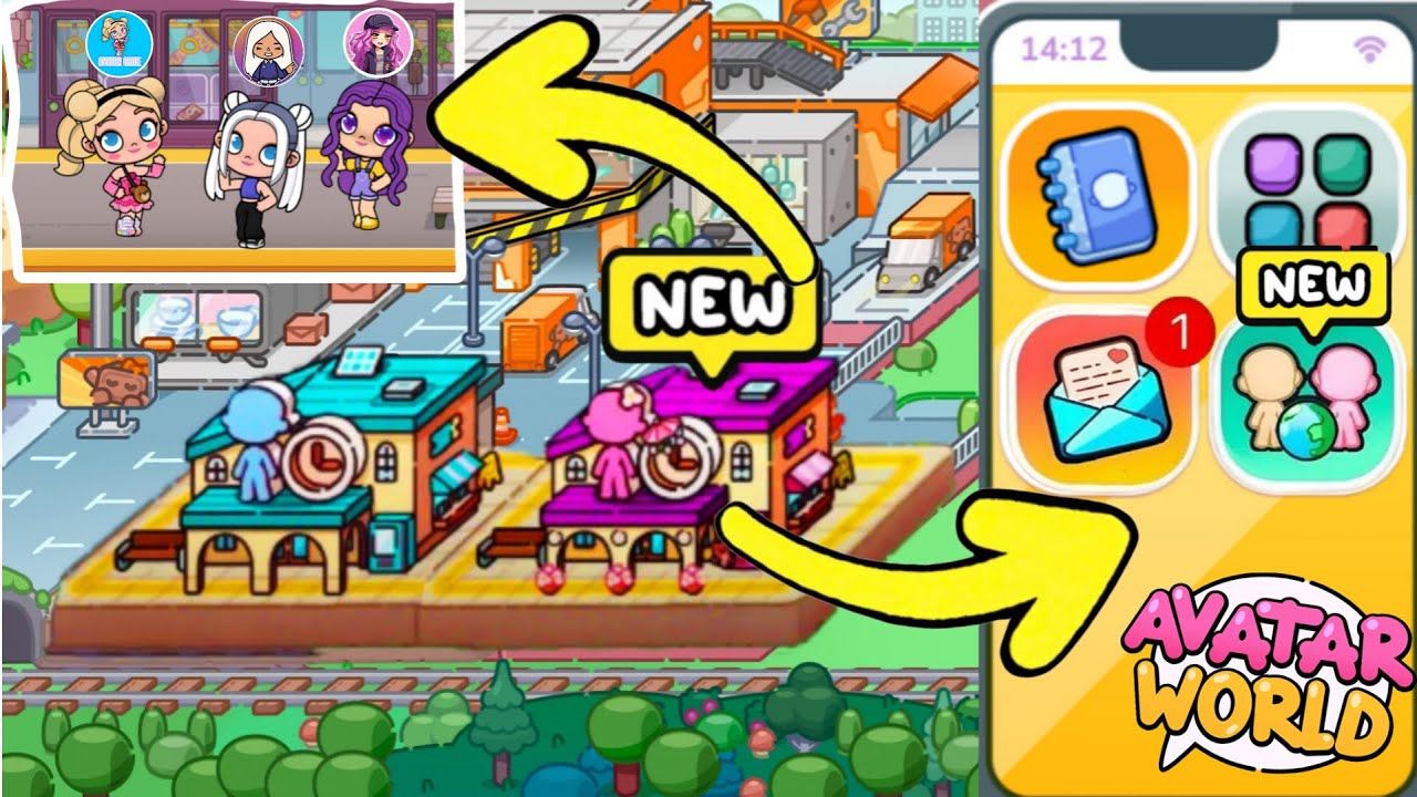 😱I play Avatar World ONLINE with my friends🎁𝗔𝘃𝗮𝘁𝗮𝗿 𝗪𝗼𝗿𝗹𝗱 💝ONLY