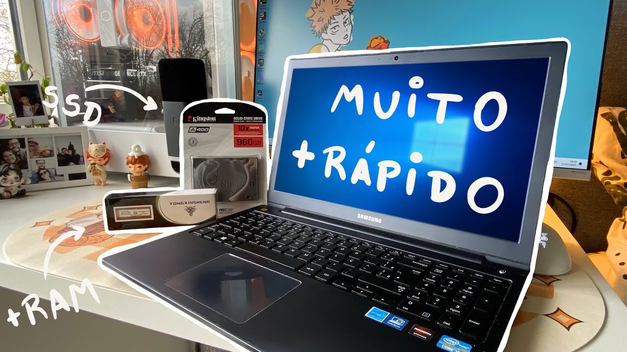 Melhorando ao MÁXIMO meu Notebook ANTIGO (+ Upgrade no Setup)
