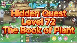 Hidden Quest Level 72 The book of plants | Ragnarol Origin Global
