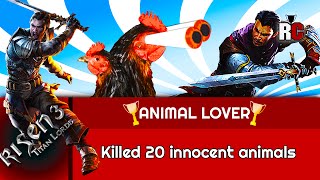 Risen 3 Titan Lords - ANIMAL LOVER Achievement / Trophy Guide | 20 innocent animals