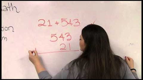 GED Math 1.5.b The Addition Algorithm